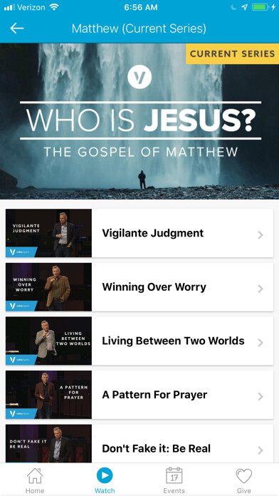 Emulate iPhone app Valley Baptist using MyAndroid
