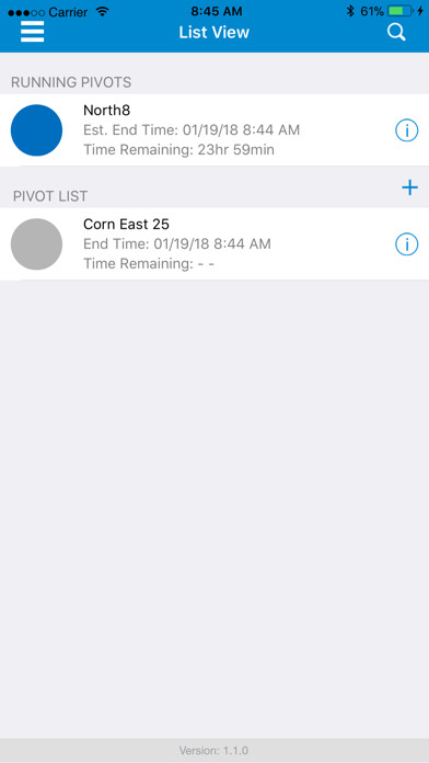 Emulate iPhone app Valley Irrigation Run Time using MyAndroid Emulate iPhone app Valley Irrigation Run Time using MyAndroid