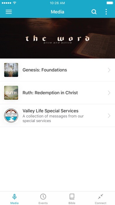 Emulate iPhone app Valley Life Community Church using MyAndroid Emulate iPhone app Valley Life Community Church using MyAndroid
