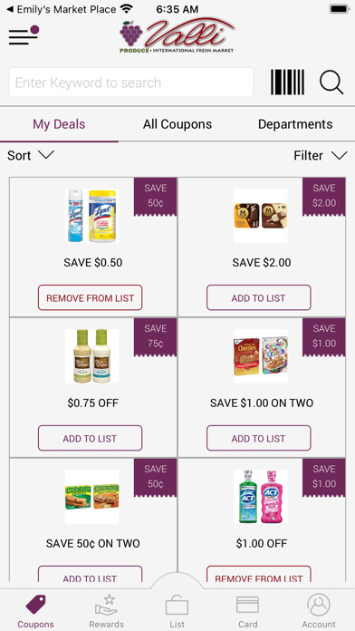 Emulate iPhone app Valli Produce using MyAndroid Emulate iPhone app Valli Produce using MyAndroid