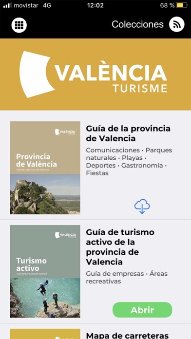 Emulate iPhone app València Turisme using MyAndroid
