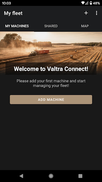 Run android online APK Valtra Connect from MyAndroid or emulate Valtra Connect using MyAndroid