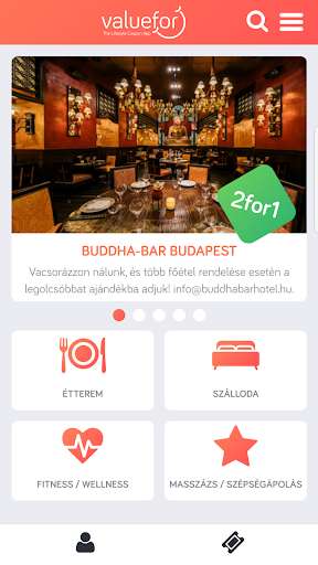 Emulate Android APK valueforu lifestyle discounts in Budapest