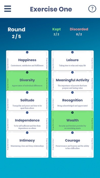 Emulate iPhone app Values Discovery using MyAndroid