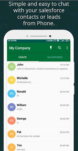 Run android online APK ValueText Messenger For Salesforce from MyAndroid or emulate ValueText Messenger For Salesforce using MyAndroid
