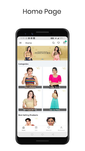 Run android online APK Vamas - The Designer Blouses from MyAndroid or emulate Vamas - The Designer Blouses using MyAndroid
