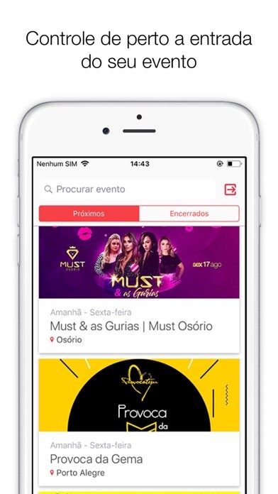 Emulate iPhone app Vamo Entrar using MyAndroid