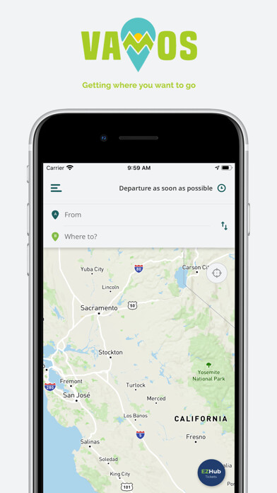 Emulate iPhone app Vamos Mobility using MyAndroid