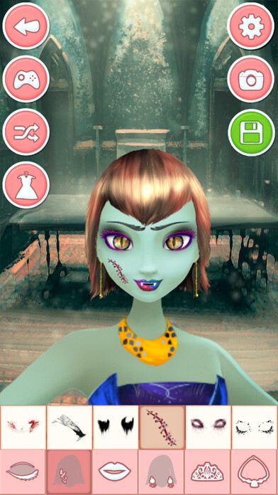 Emulate iPhone app Vampire dress up games for girls and kids free using MyAndroid Emulate iPhone app Vampire dress up games for girls and kids free using MyAndroid
