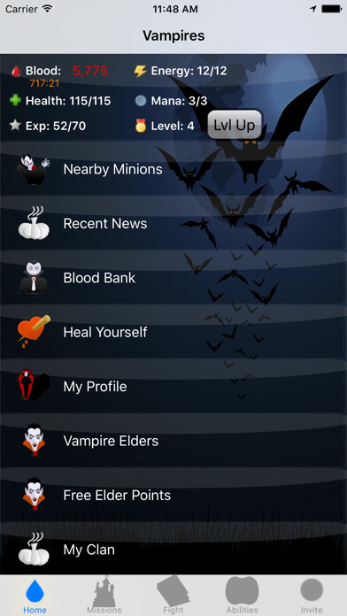 Emulate iPhone app Vampires using MyAndroid Emulate iPhone app Vampires using MyAndroid