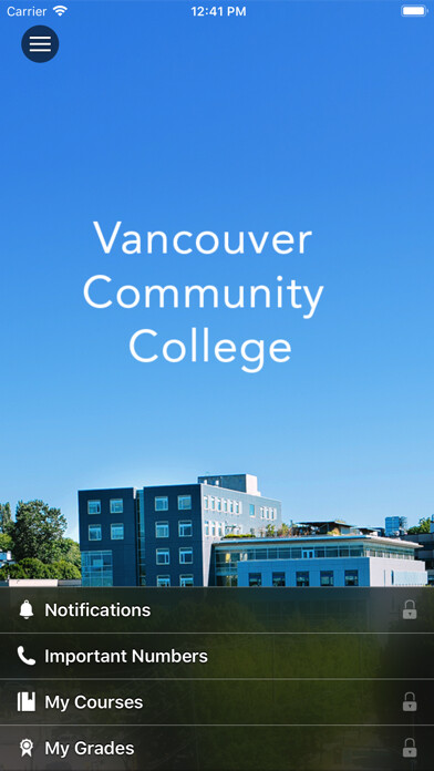 Emulate iPhone app Vancouver Community College using MyAndroid