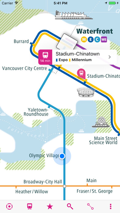 Emulate iPhone app Vancouver Rail Map Lite using MyAndroid Emulate iPhone app Vancouver Rail Map Lite using MyAndroid