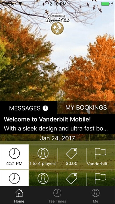 Emulate iPhone app Vanderbilt Legends Tee Times using MyAndroid Emulate iPhone app Vanderbilt Legends Tee Times using MyAndroid