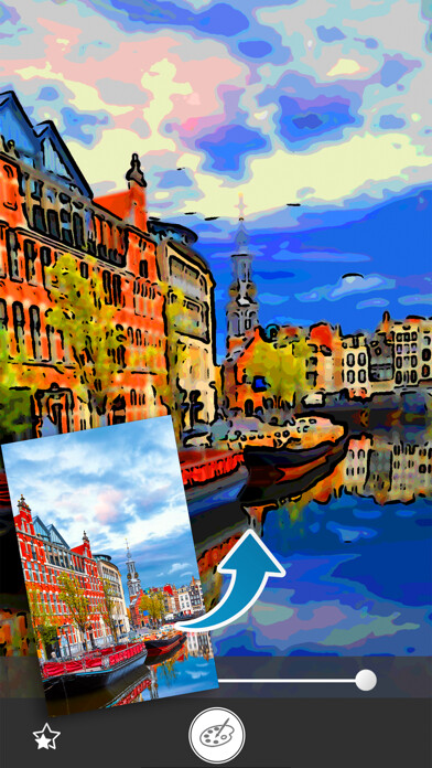 Emulate iPhone app Van Gogh AI using MyAndroid