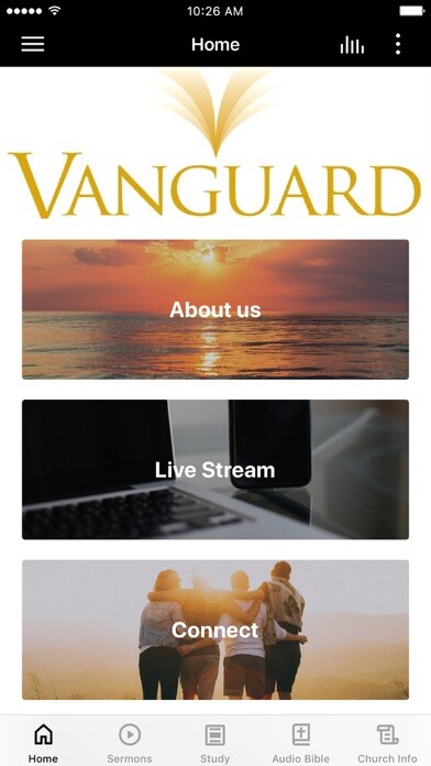 Emulate iPhone app Vanguard Community Church using MyAndroid Emulate iPhone app Vanguard Community Church using MyAndroid