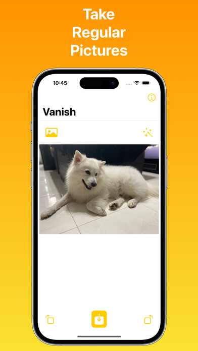 Emulate iPhone app Vanish: Background Eraser using MyAndroid