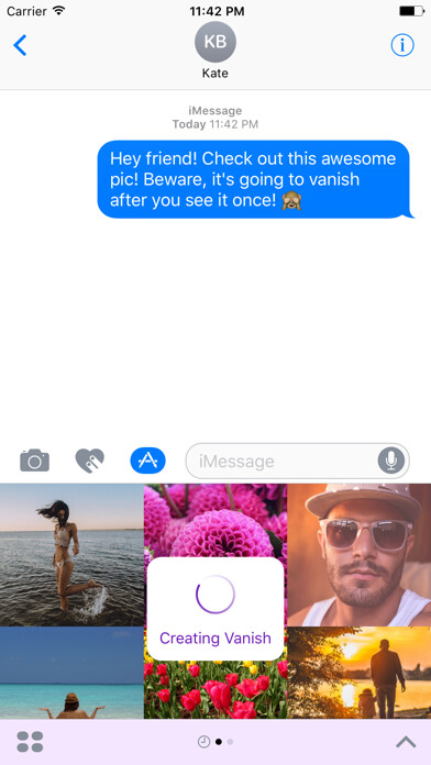 Emulate iPhone app Vanish - Send Self-Destructing Photos in iMessage using MyAndroid Emulate iPhone app Vanish - Send Self-Destructing Photos in iMessage using MyAndroid