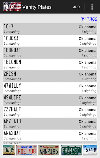 Emulate Android APK Vanity Plates