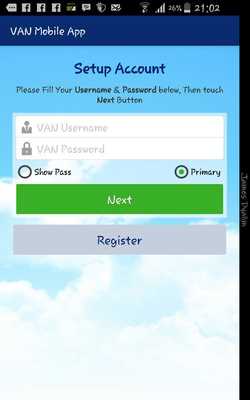 Emulate Android APK VAN Mobile App