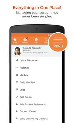 Emulate Android APK VanniyarMatrimony