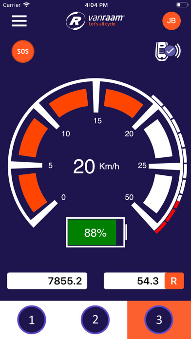 Emulate iPhone app Van Raam E-Bike using MyAndroid