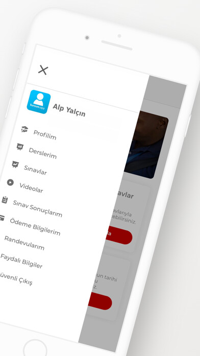 Emulate iPhone app Van Sürücü Kursu using MyAndroid