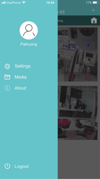 Emulate iPhone app Vantech V3 using MyAndroid