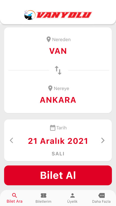 Emulate iPhone app Vanyolu Seyahat using MyAndroid