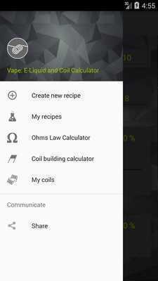 Emulate Android APK Vape: E-Liquid and Coil Calculator Emulate Android APK Vape: E-Liquid and Coil Calculator