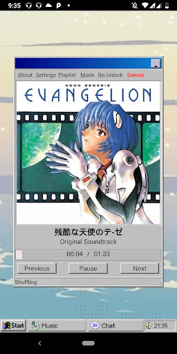 Run android online APK Vaporwave Music Player (Windows 95 Music Player) from MyAndroid or emulate Vaporwave Music Player (Windows 95 Music Player) using MyAndroid