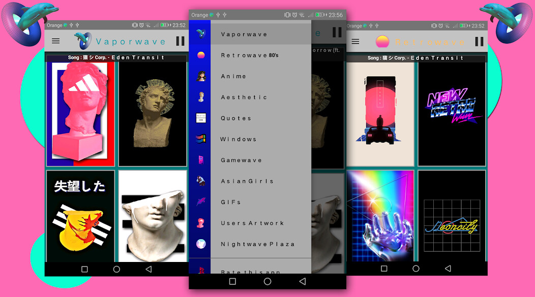 Emulate Android APK Vaporwave Wallpapers Emulate Android APK Vaporwave Wallpapers
