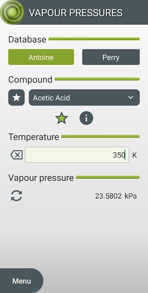 Run android online APK Vapour Pressures from MyAndroid or emulate Vapour Pressures using MyAndroid Run android online APK Vapour Pressures from MyAndroid or emulate Vapour Pressures using MyAndroid