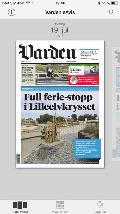 Emulate iPhone app Varden eAvis using MyAndroid Emulate iPhone app Varden eAvis using MyAndroid