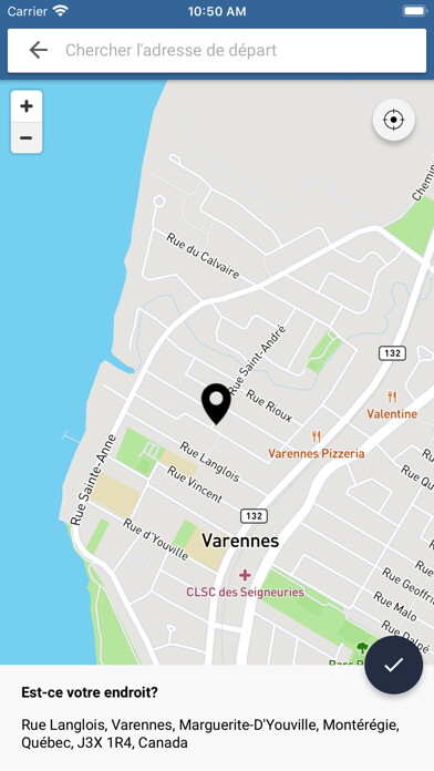 Emulate iPhone app Varennes Taxi using MyAndroid Emulate iPhone app Varennes Taxi using MyAndroid
