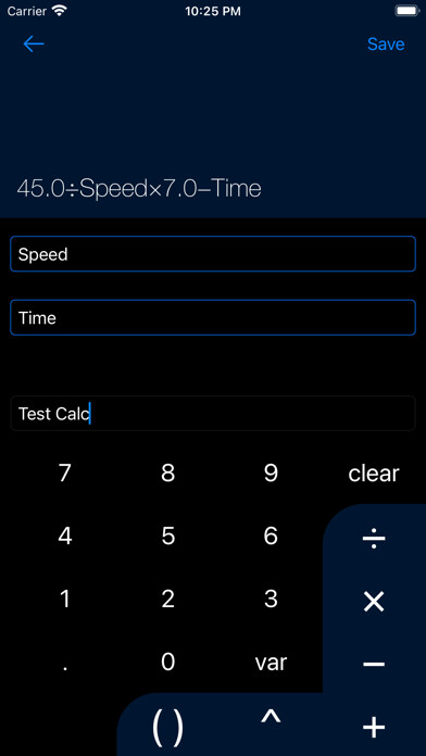 Emulate iPhone app Variable Calculator using MyAndroid Emulate iPhone app Variable Calculator using MyAndroid