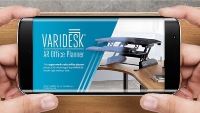 Emulate iPhone app VARIDESK AR Office Planner using MyAndroid Emulate iPhone app VARIDESK AR Office Planner using MyAndroid