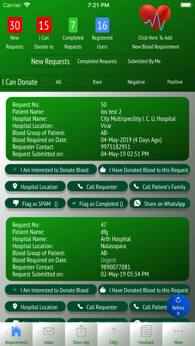 Emulate iPhone app Vasai Virar Blood Donation App using MyAndroid Emulate iPhone app Vasai Virar Blood Donation App using MyAndroid
