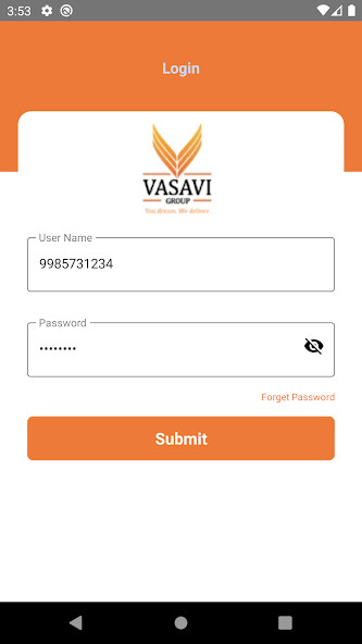 Run android online APK Vasavi Portal from MyAndroid or emulate Vasavi Portal using MyAndroid