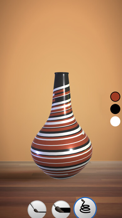 Emulate iPhone app Vase Painter using MyAndroid