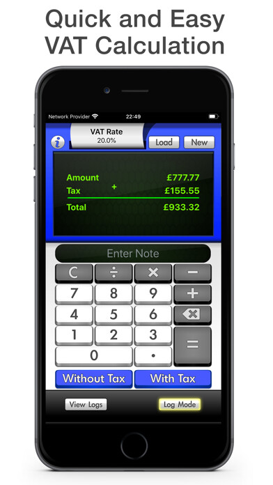 Emulate iPhone app V.A.T. Calculator Pro - Tax Me using MyAndroid Emulate iPhone app V.A.T. Calculator Pro - Tax Me using MyAndroid