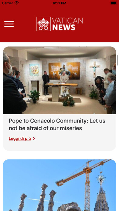 Emulate iPhone app Vatican for All using MyAndroid Emulate iPhone app Vatican for All using MyAndroid