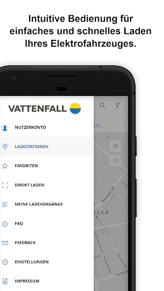 Run android online APK Vattenfall LadeApp from MyAndroid or emulate Vattenfall LadeApp using MyAndroid