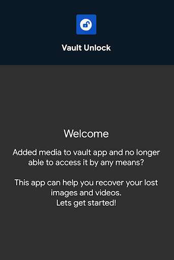 Run android online APK Vault Unlock Recover hidden vault images & videos from MyAndroid or emulate Vault Unlock Recover hidden vault images & videos using MyAndroid Run android online APK Vault Unlock Recover hidden vault images & videos from MyAndroid or emulate Vault Unlock Recover hidden vault images & videos using MyAndroid