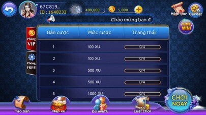 Emulate iPhone app vBai 88 - Choi danh bai online using MyAndroid