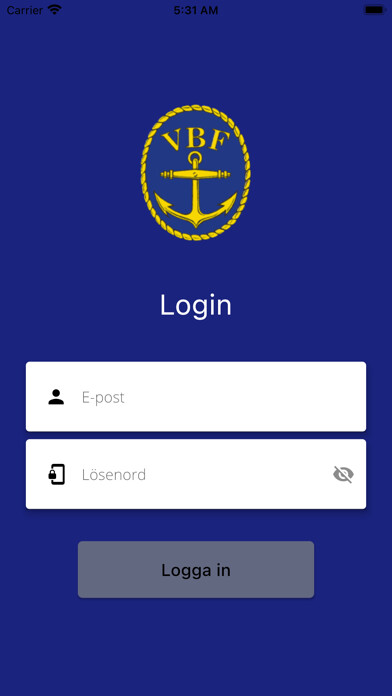 Emulate iPhone app VBF Medlem using MyAndroid Emulate iPhone app VBF Medlem using MyAndroid