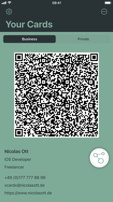 Emulate iPhone app vcardX using MyAndroid Emulate iPhone app vcardX using MyAndroid