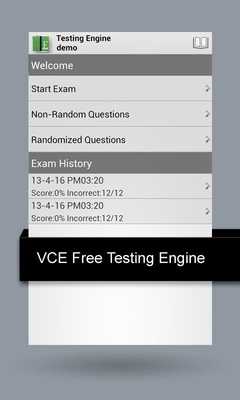 Emulate Android APK VCE Testing Engine Emulate Android APK VCE Testing Engine