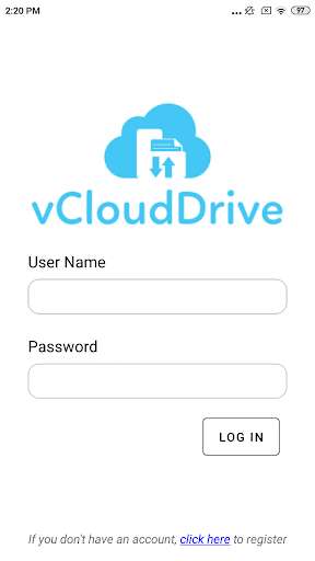 Run android online APK vCloudDrive from MyAndroid or emulate vCloudDrive using MyAndroid
