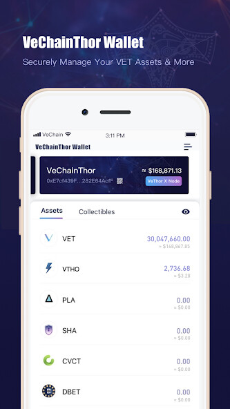 Run android online APK VeChainThor Wallet from MyAndroid or emulate VeChainThor Wallet using MyAndroid