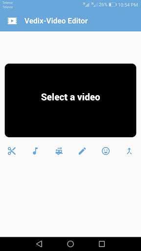 Run android online APK Vedix Video Editor from MyAndroid or emulate Vedix Video Editor using MyAndroid